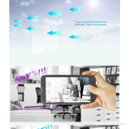 9H anti-crack 0.2mm round angle tempered glass screen protector for Samsung Galaxy Mega6.3
